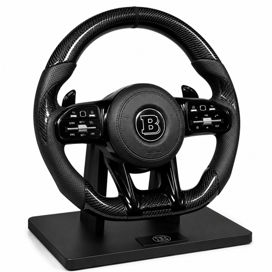 Volant Mercedes BRABUS Carbone & Cuir Perforé – Performance Luxury Edition