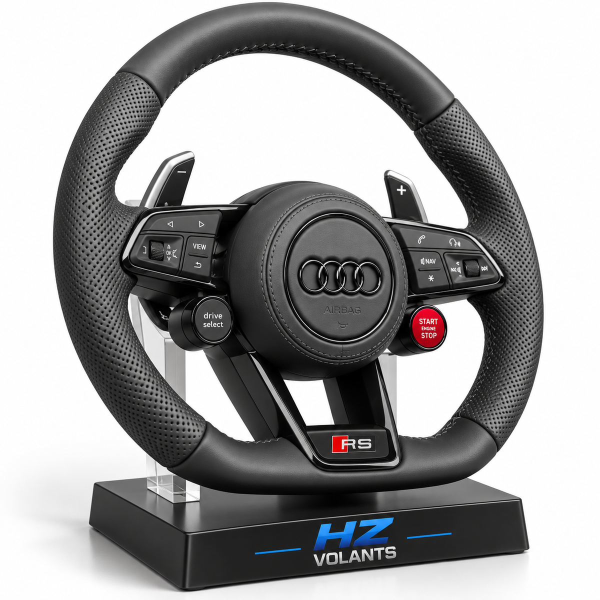 Volant Audi R8 V10 Performance 2016 – Boutons Drive Select & Start