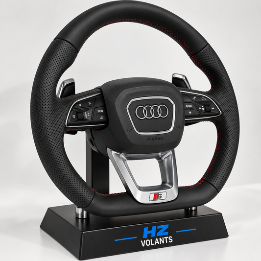 Volant Audi S / RS / Q5 2020 Cuir Perforé Multifonctions – OEM Sport