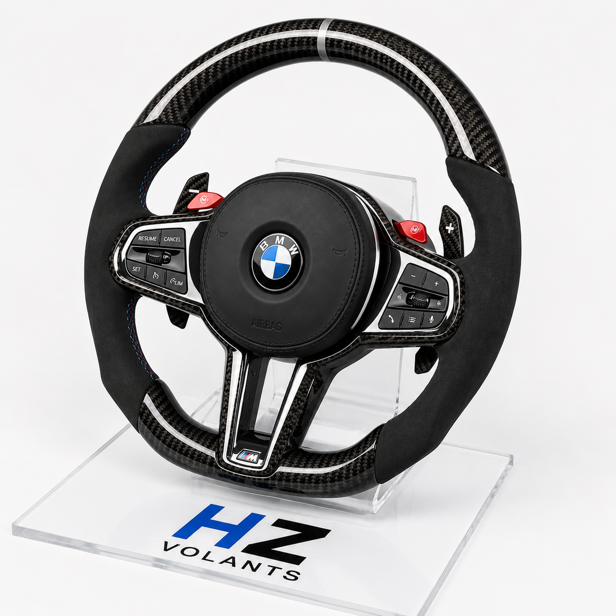 Volante BMW M Performance de Carbono y Alcántara con Botones M – Compatible G20 / G30 / G10