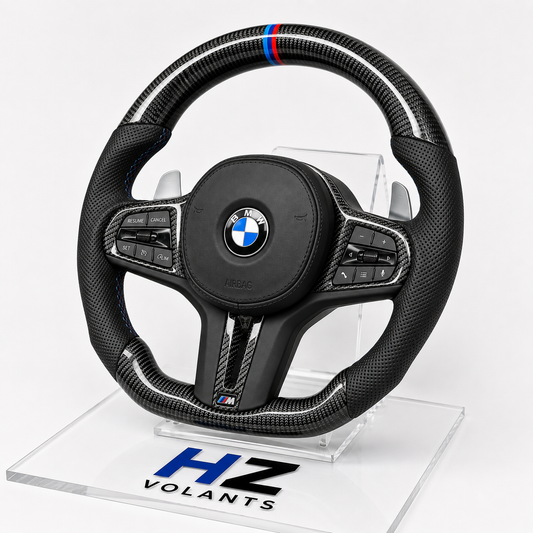 Volant BMW M Performance Carbone & Cuir Perforé – Compatible G20 / G30 / G10