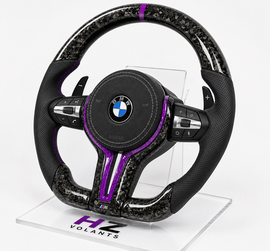 Volant BMW M Performance Carbone Forgé & Alcantara Édition Exclusive – Série F & Série E