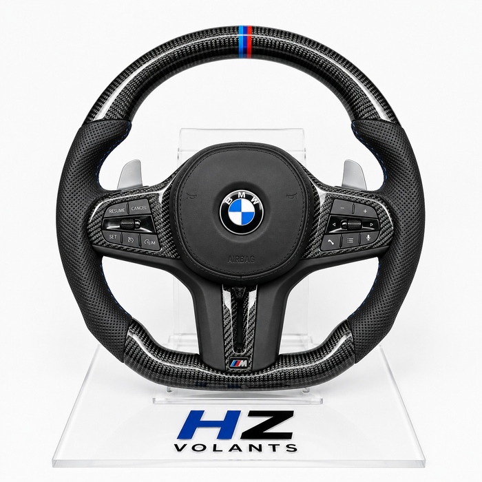 Volant BMW M Performance Carbone & Cuir Perforé – Compatible G20 / G30 / G10