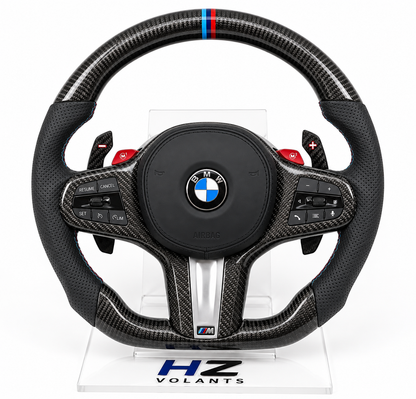Volante BMW M Performance de Carbono y Cuero con Levas M – Compatible con G20 / G30 / G10