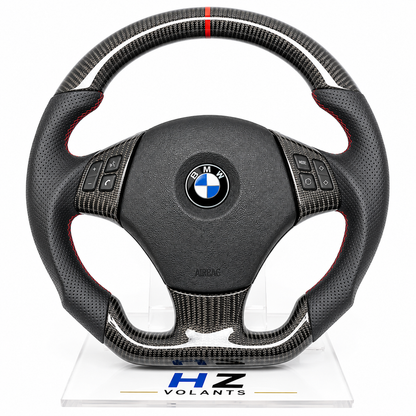 Volant BMW M Sport Carbone & Cuir Premium – Compatible E90 / E91 / E92 / E93