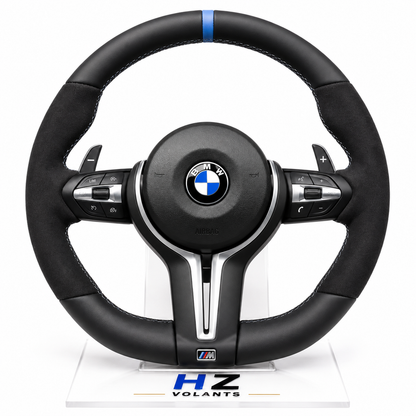 Volant BMW M Sport Multifonctions en Cuir & Alcantara Premium – Compatible Série E & Modèles F