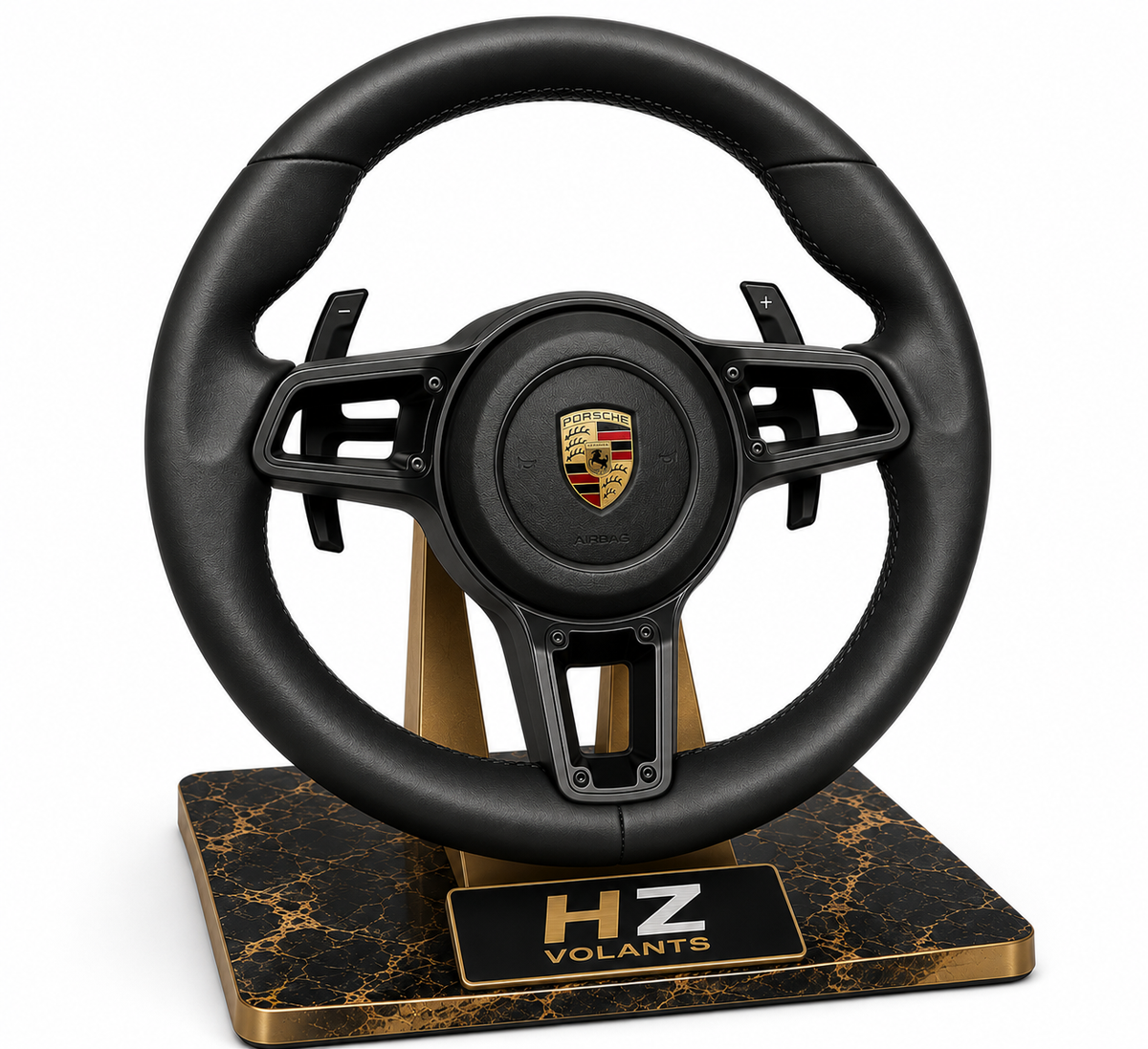 Volant Porsche 911 992 Riveté – Version Sans Boutons Puriste