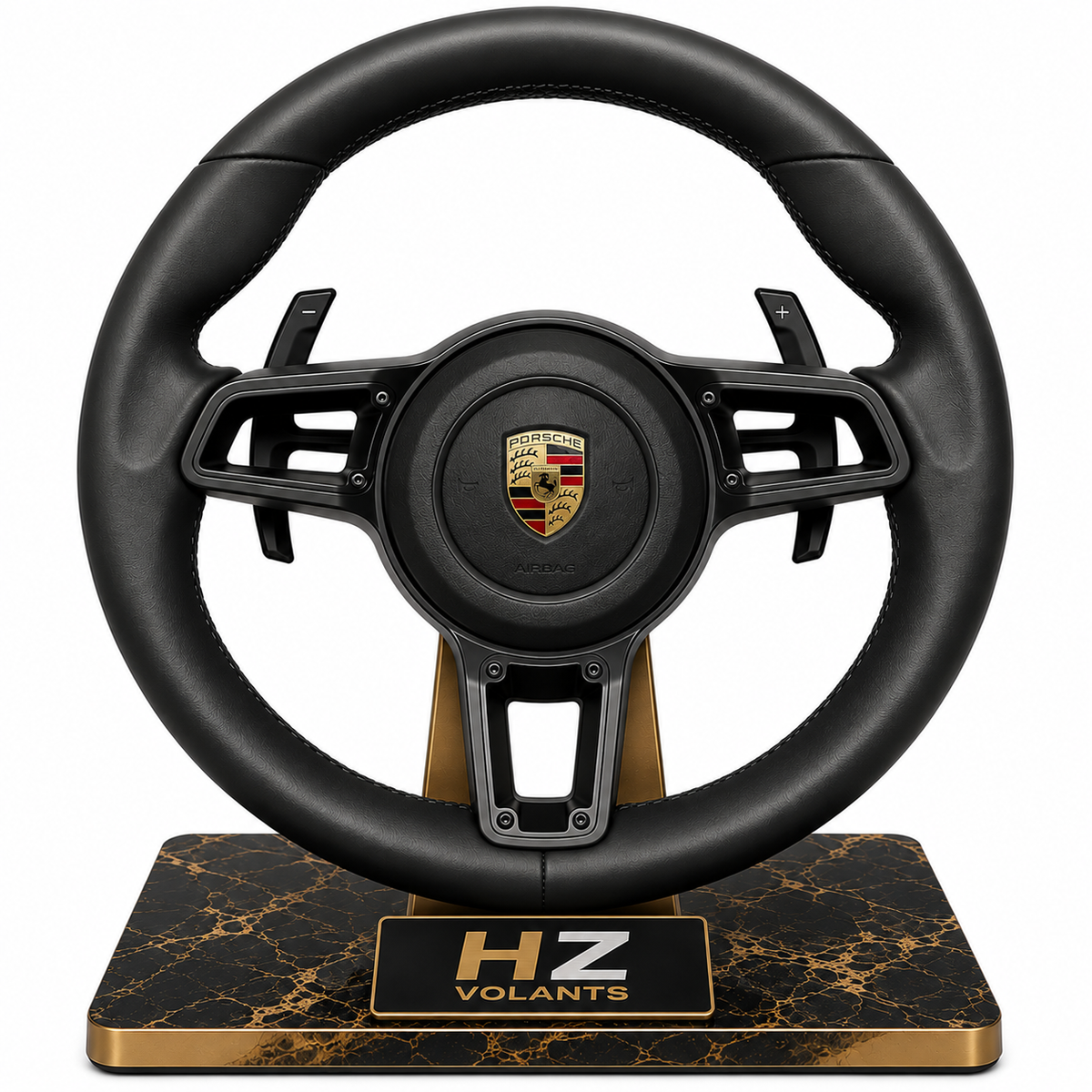 Volant Porsche 911 992 Riveté – Version Sans Boutons Puriste