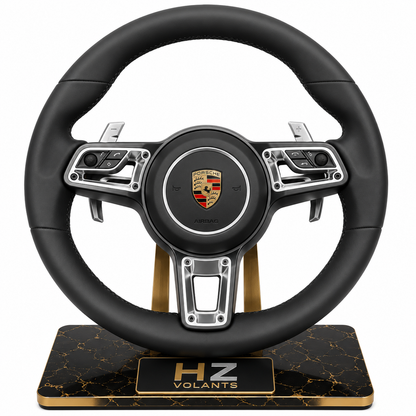 Volant Porsche 911 Multifonctions Sport – 3 Boutons – Finition Aluminium