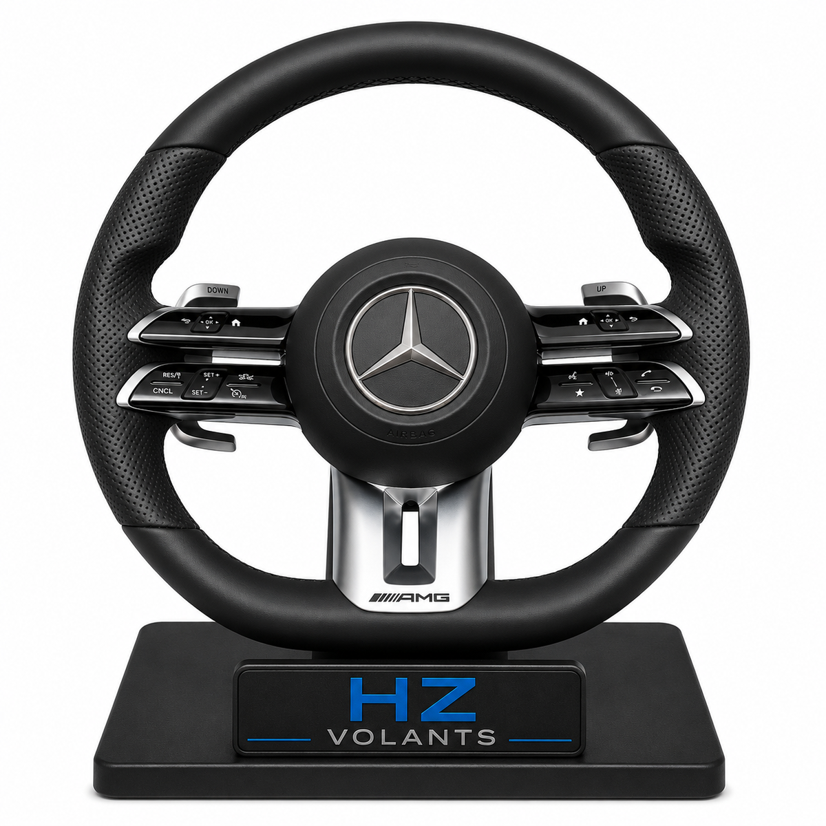 Volante Mercedes-AMG Multifunción de Cuero Premium – Diseño Deportivo OEM