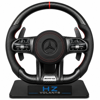 Volante Mercedes-AMG Performance Carbono y Cuero con Marca a las 12h – Diseño Deportivo Premium