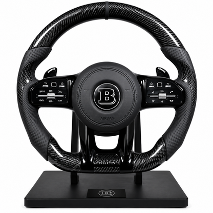 Volant Mercedes BRABUS Carbone & Cuir Perforé – Performance Luxury Edition