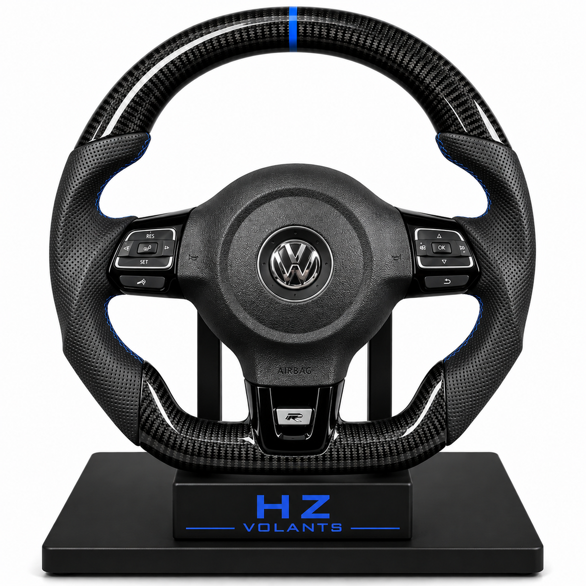 Volante VW Carbono Plano R-Line – Diseño Deportivo Premium y Confort de Conducción