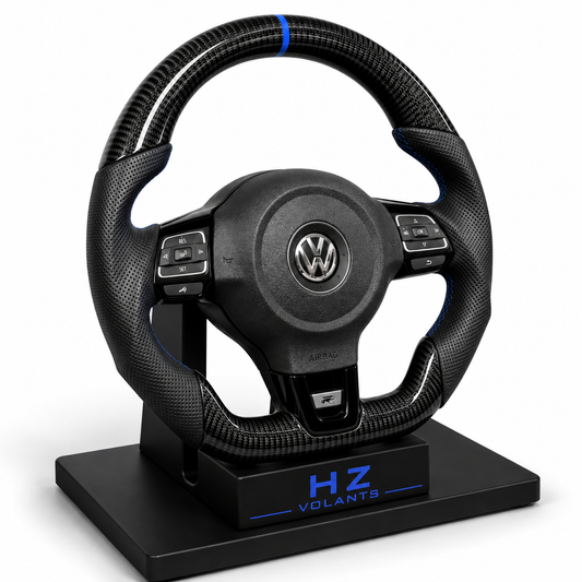Volant VW Carbone Meplat R-Line – Design Sport Premium & Confort de Conduite