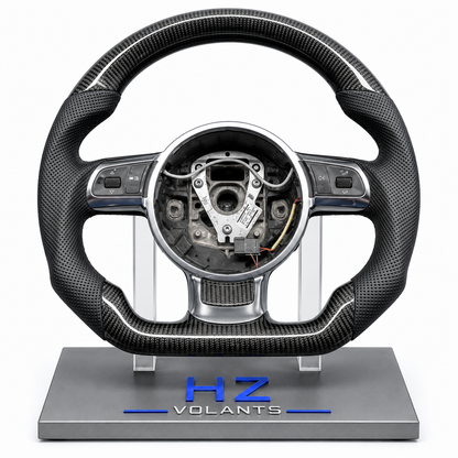 Volant Audi B8 Carbone & Cuir – Base Custom OEM