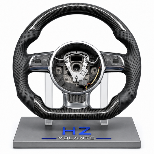 Volant Audi B8 Carbone & Cuir – Base Custom OEM