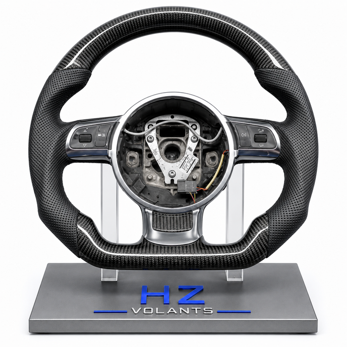 Volant Audi B8 Carbone & Cuir – Base Custom OEM
