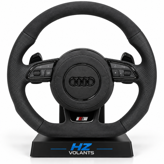 Volant Audi RS Alcantara & Cuir Perforé – Performance Sport OEM