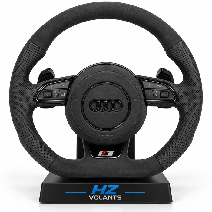 Volant Audi RS Alcantara & Cuir Perforé – Performance Sport OEM