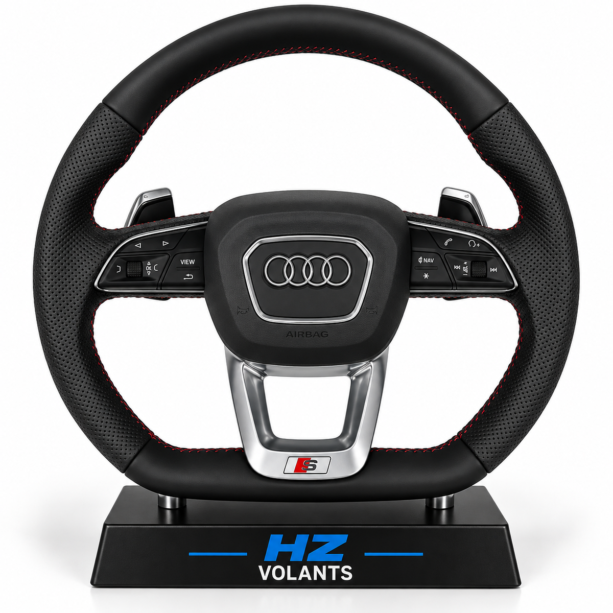 Volant Audi S / RS / Q5 2020 Cuir Perforé Multifonctions – OEM Sport
