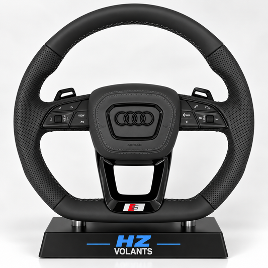 Volant Audi S / Q3 / Q5 2020 Cuir Perforé Multifonctions – OEM Sport