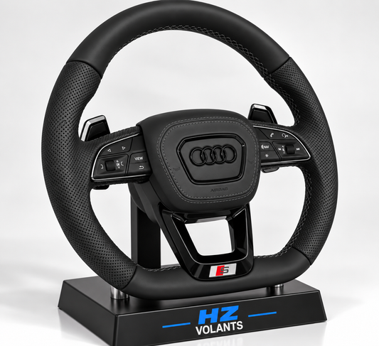 Volant Audi S / Q3 / Q5 2020 Cuir Perforé Multifonctions – OEM Sport