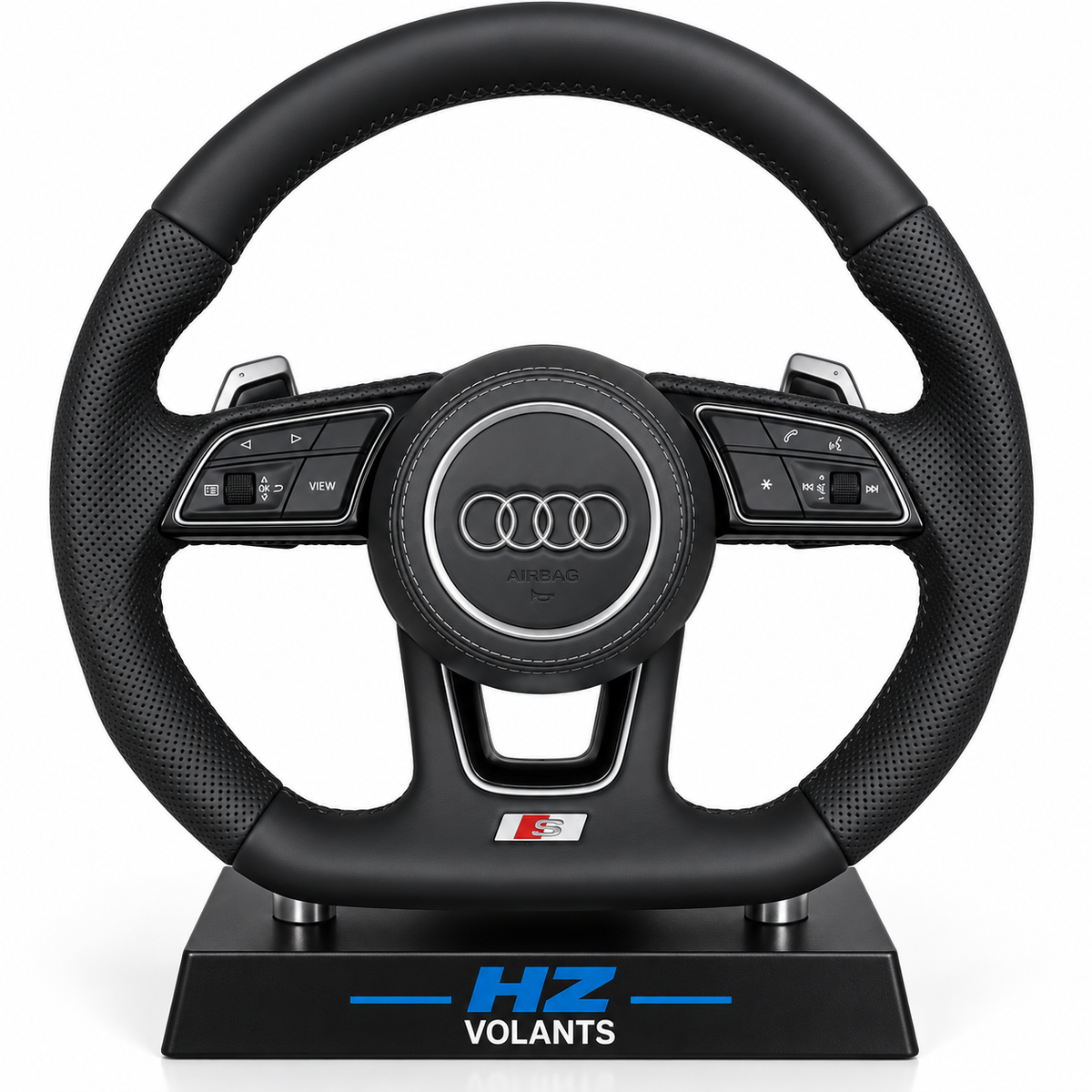 Audi S-Line B9 OEM Full Leather Multifunction Steering Wheel