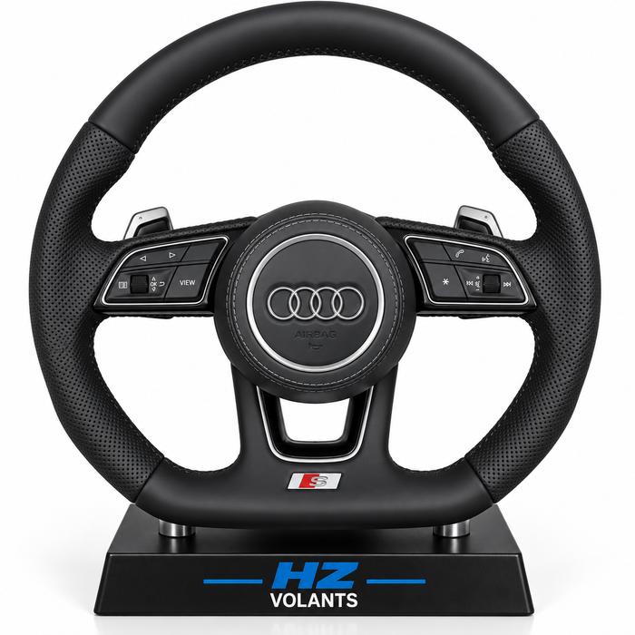 Volant Audi S-Line B9 Cuir Multifonctions OEM Complet