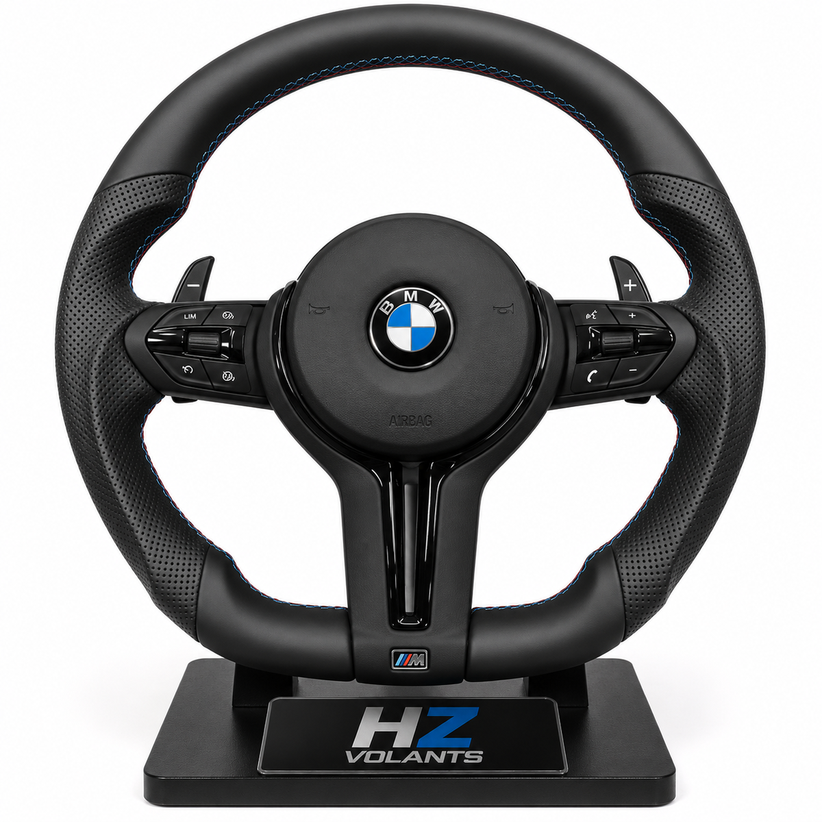 Volant BMW M Sport Multifonctions en Cuir Premium – Compatible Série E60 / E61 & Modèles M