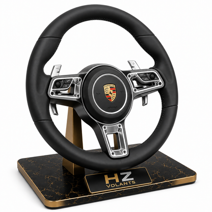 Volant Porsche 911 Multifonctions Sport – 3 Boutons – Finition Aluminium