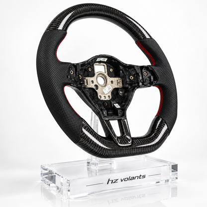 Volant Sport Carbone & Cuir Perforé pour Volkswagen