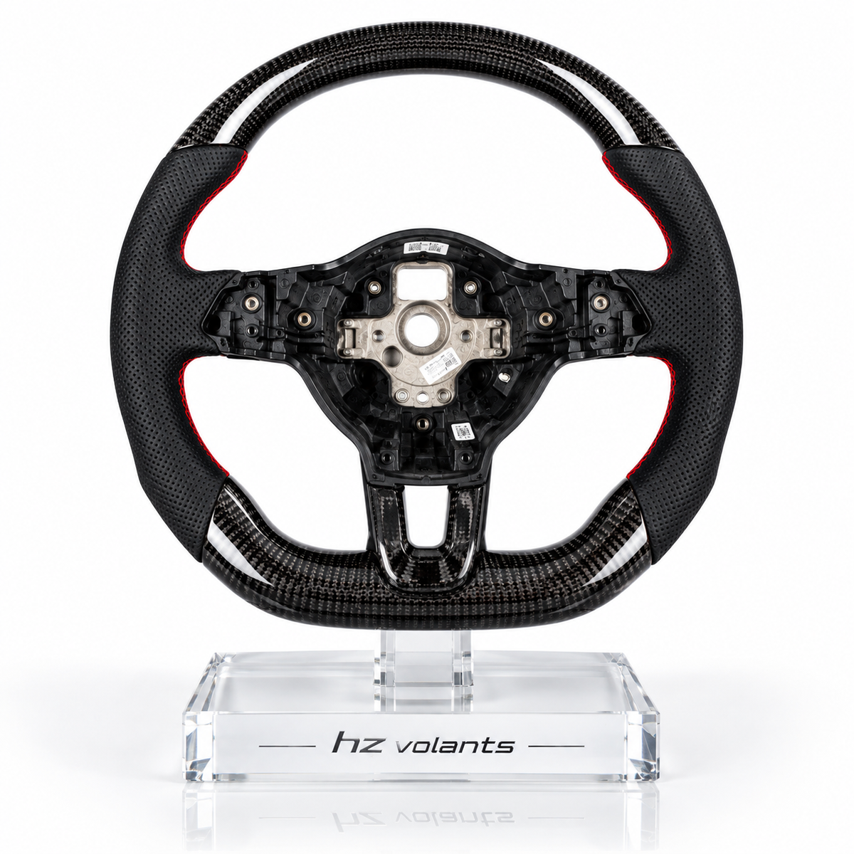 Volant Sport Carbone & Cuir Perforé pour Volkswagen